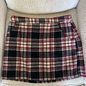 Forever 21 Plaid Mini Skirt